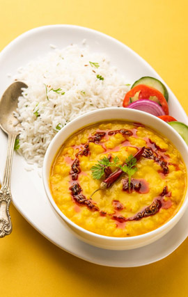 Delicious Dal Tadka at Indian Naan Restaurant